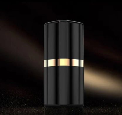 Stylish wireless earbuds with noise cancellation, featuring a lipstick-inspired design and premium materials for a comfortable, high-quality audio experience.