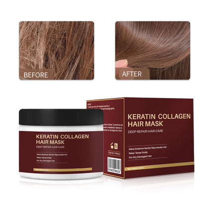 100ml collagen hair mask bottle for moisturising and repairing strong, tough hair