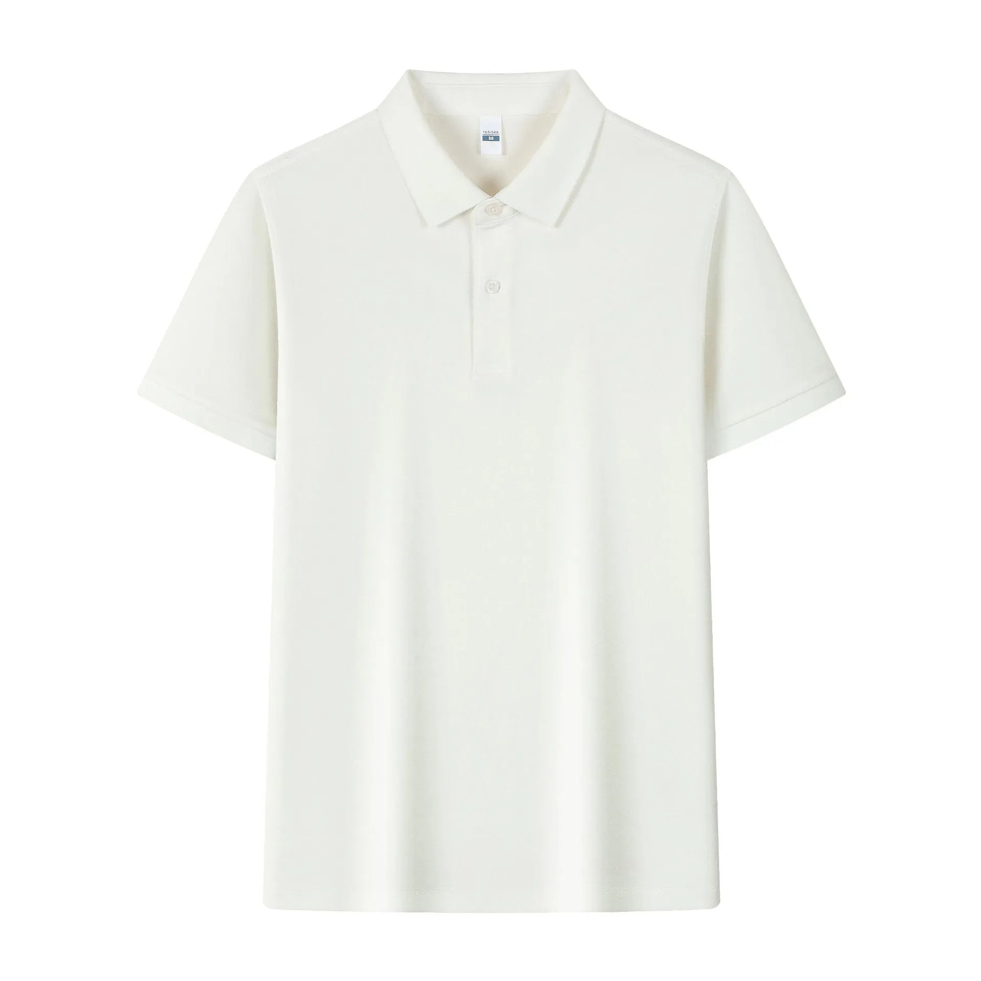 Ice silk cotton polo shirt with lapel collar in various colours for summer business wear