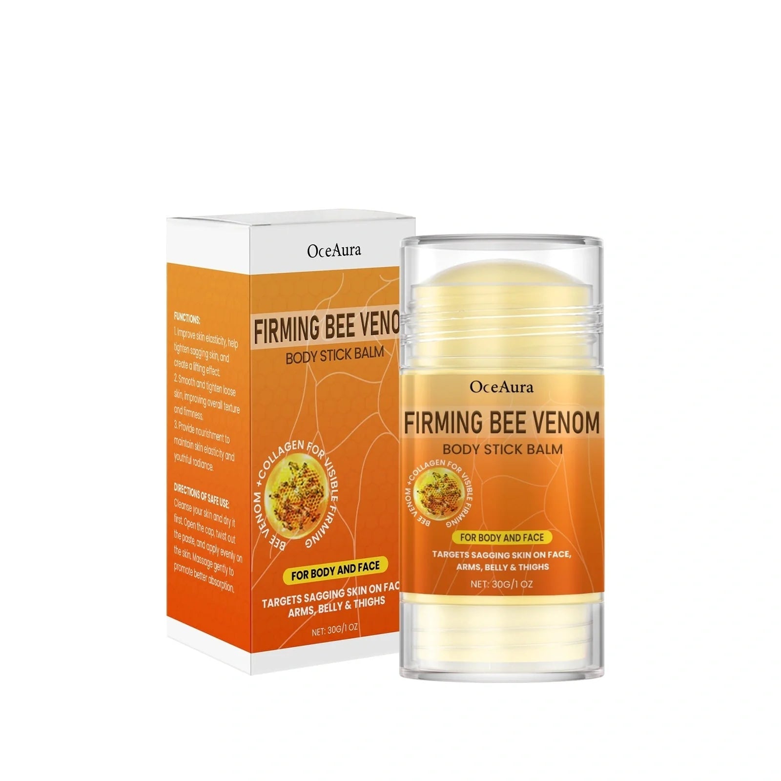 30g nourishing and moisturising stick with vitamin E and collagen for skin hydration