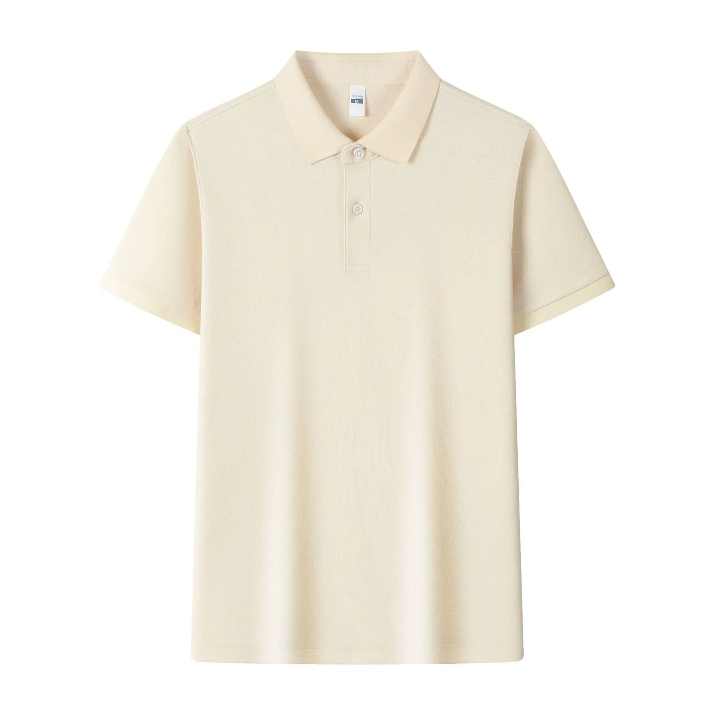 Ice silk cotton polo shirt with lapel collar in various colours for summer business wear