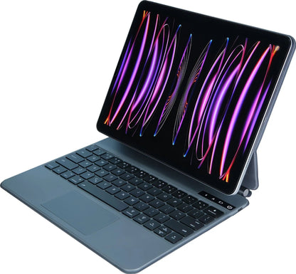 iPad Bluetooth keyboard with magnetic protective cover in five colour options for iPad Pro and iPad Air tablets