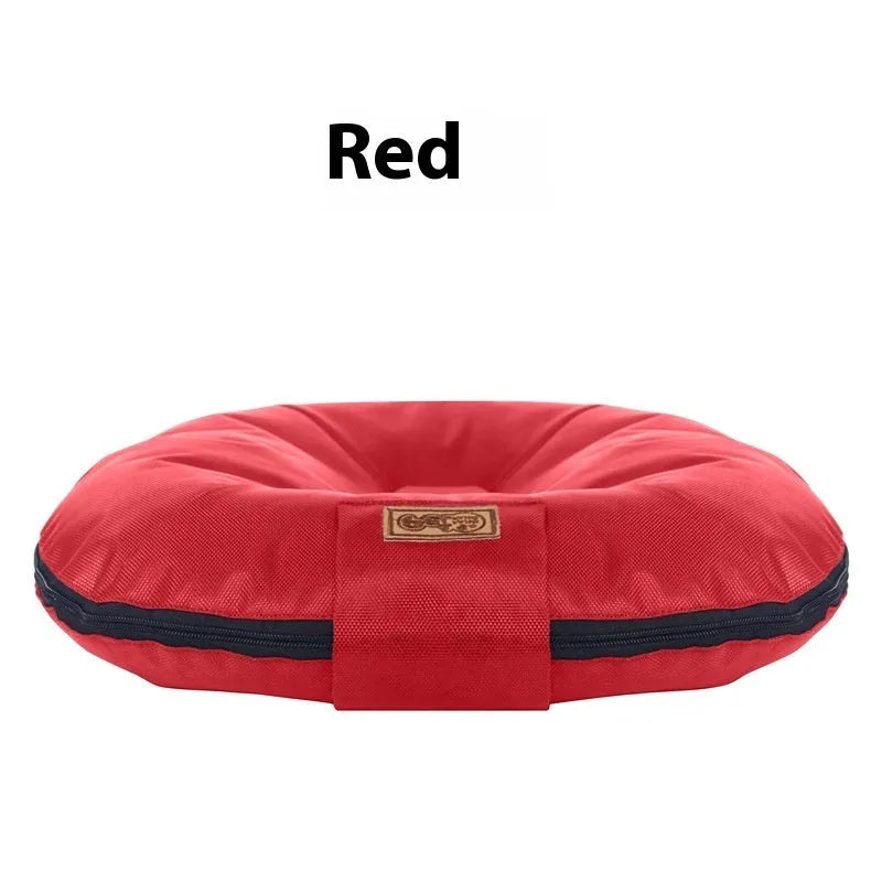 Removable Oxford cloth pet mattress for dogs with PP cotton filling in black, grey, red or brown
