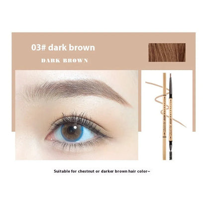 Small Gold Chopsticks ultra-fine eyebrow pencil in five shades for precise brow definition