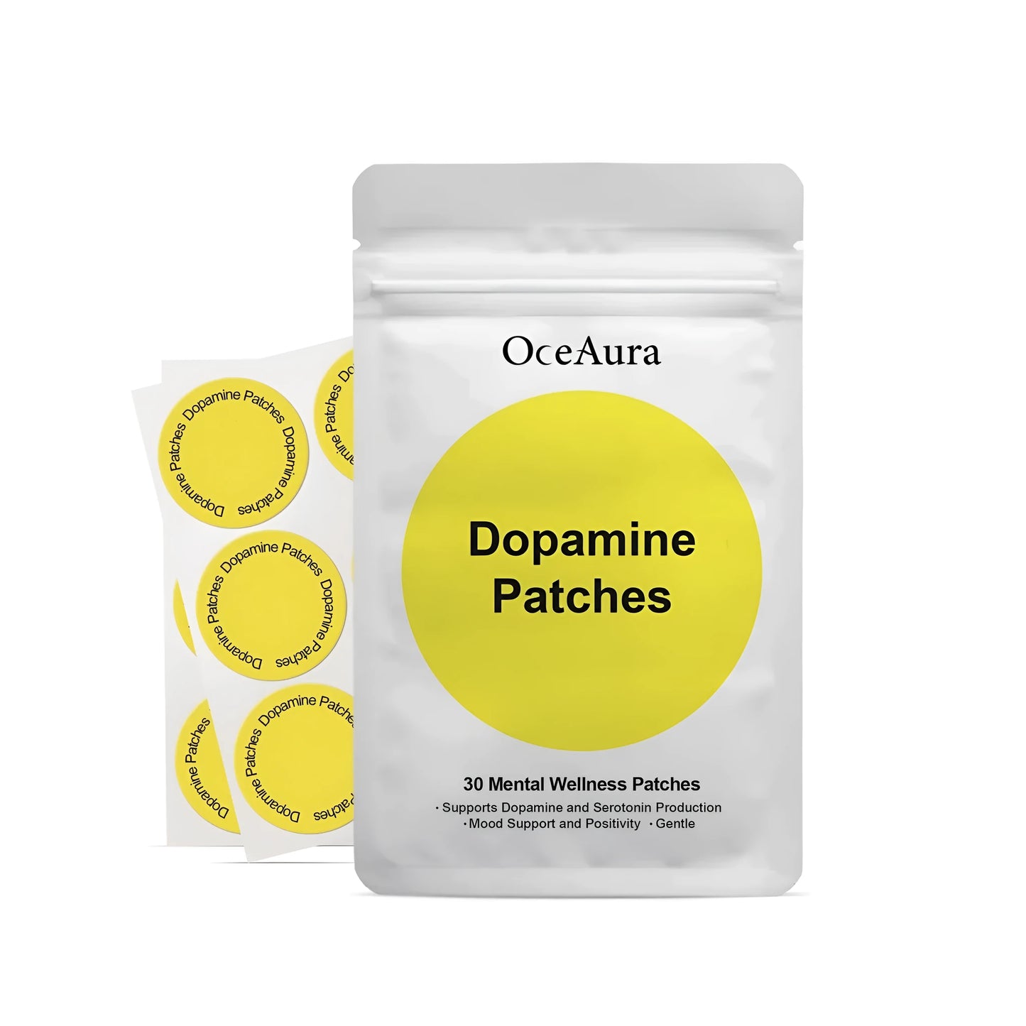 30 body care auxiliary patches with hyaluronic acid, collagen, and vitamin E