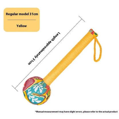 Argy wormwood health care massage hammer in green, pink, purple, red, or yellow, shown in 26cm and 31cm sizes.