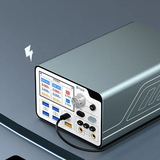 320W intelligent regulated power supply with 3.0-inch display and multiple connection ports