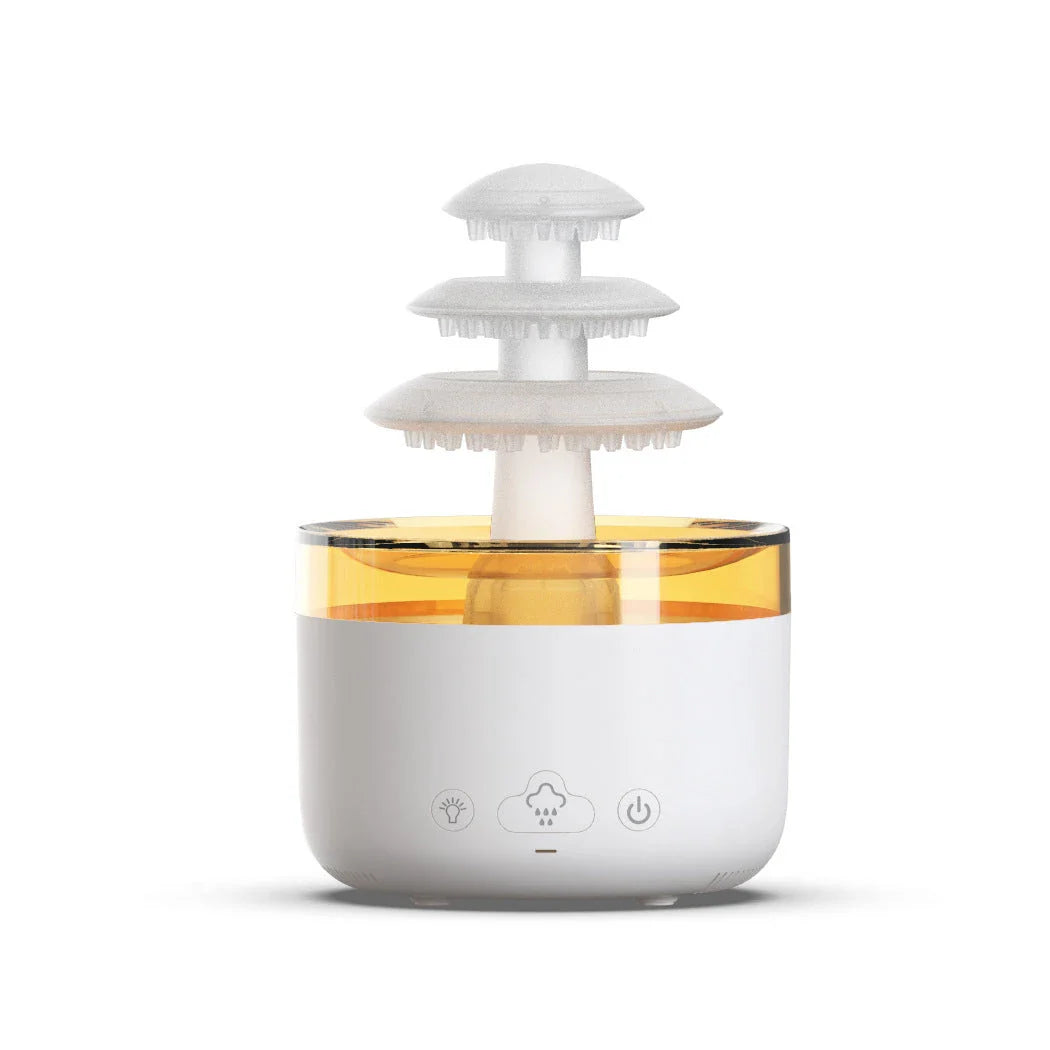 Soothing Cloud Humidifier with Aromatherapy Diffuser, Colorful Lighting, and Whisper-Quiet Operation