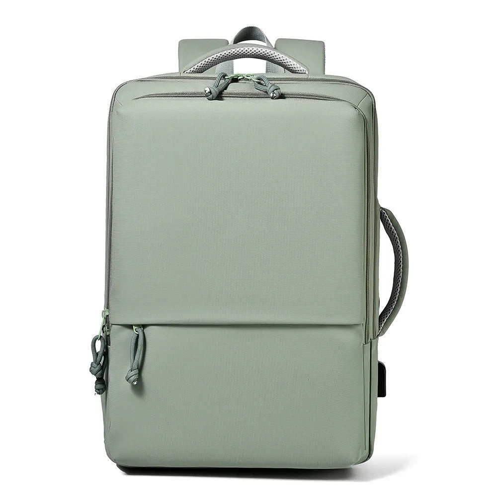 Waterproof oxford cloth commuter backpack in multiple colours with air pillow belt