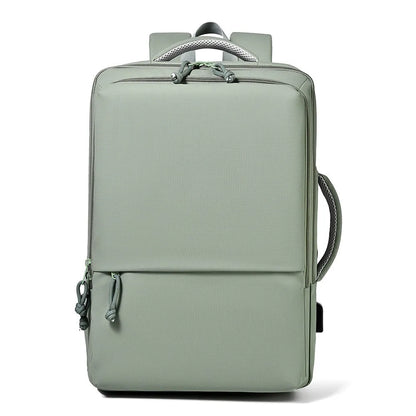 Waterproof oxford cloth commuter backpack in multiple colours with air pillow belt