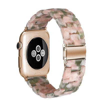 Apple Resin Slim Watch Band in multiple colours showing lightweight 35g construction and compatibility with Apple Watch