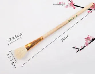 Wool brush painting pen with soft head for watercolour and oil painting with ceramic tracing