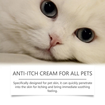 60g tube of pet antipruritic cream for cats with tea tree oil and botanical extracts formula
