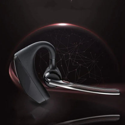 Black Stereo Large Battery Bluetooth Sports Headphones with USB charging port and battery display