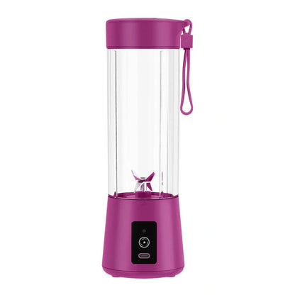 Portable electric juicer with stainless steel blade in various colors