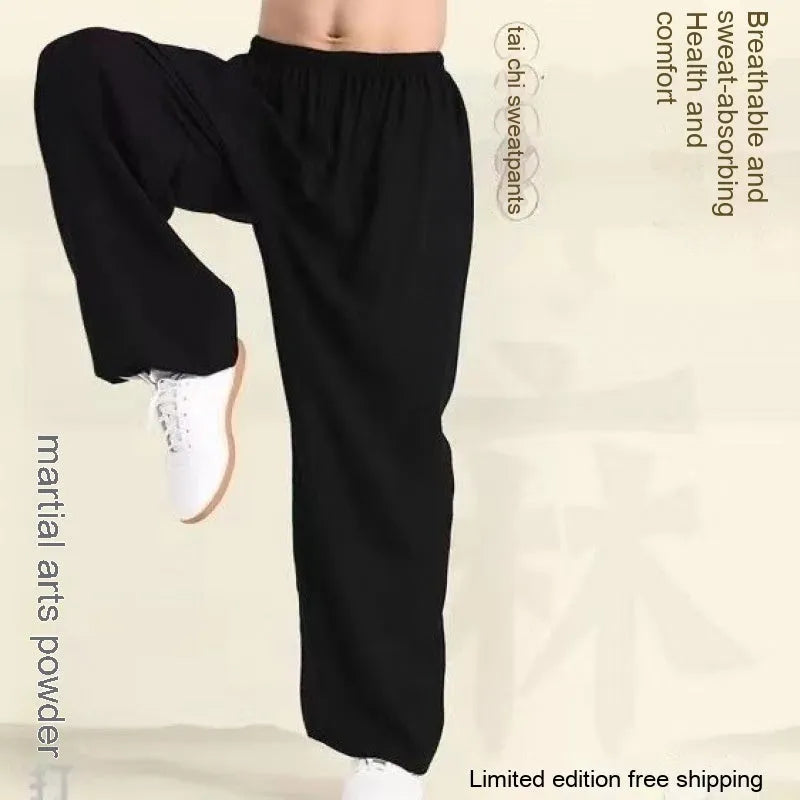 Children's high elasticity Sanda practice pants in Lycra fabric available in black, red or white