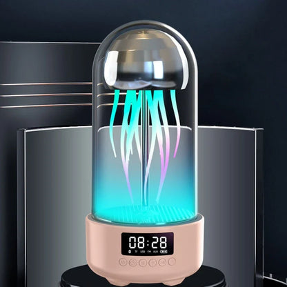 Multifunction Jellyfish Lamp with Bluetooth Speaker - Color-changing Ambient Light and Wireless Audio Device for Home Decor