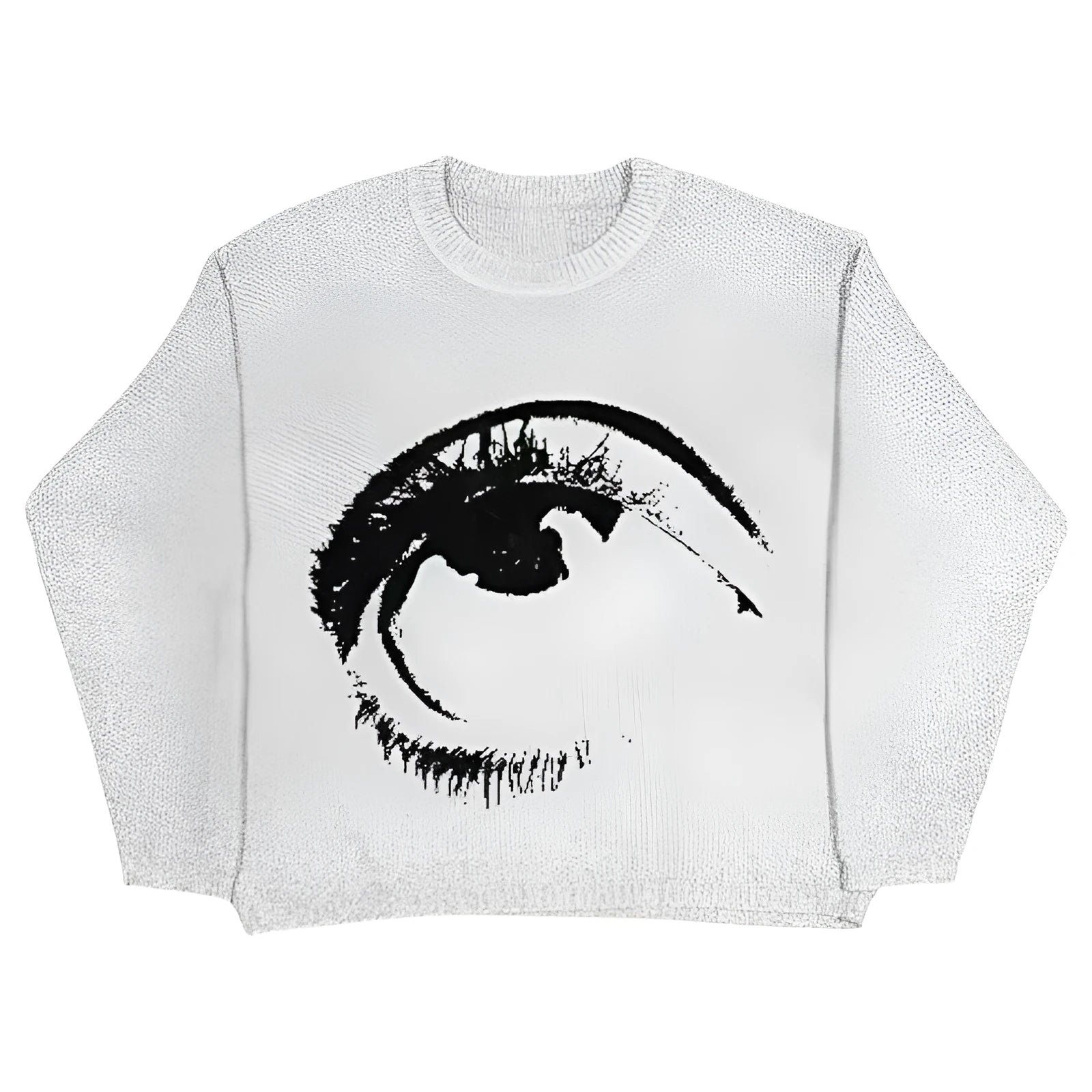 Organic cotton pullover sweater in street hipster style with round neck or V-neck options