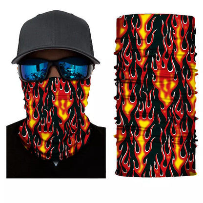 Graffiti pattern multifunctional magic headband for outdoor activities