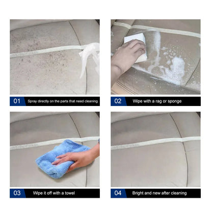 100ml car foam cleaner bottle, Style2, 16cm x 4.5cm, for upholstery headliner seat and leather