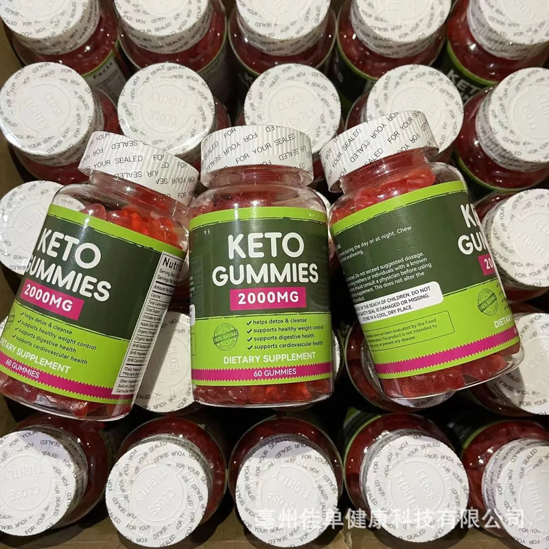 Pure organic keto BHB vinegar candy vitamin capsules formulated with pectin dietary fibre in a 60-count bottle designed for ketogenic dietary support