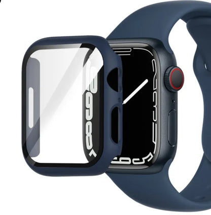 PC Tempered Film protective case for Apple Watch in various colours and sizes.