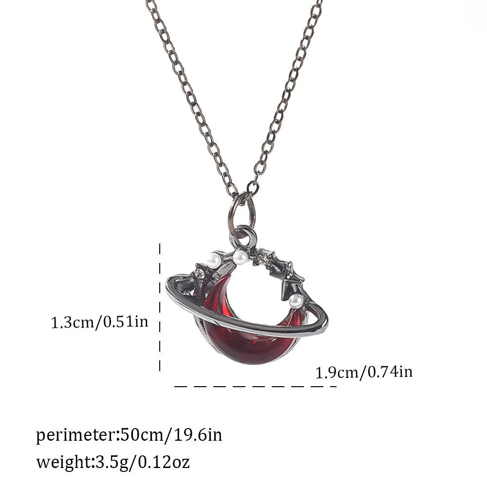 Dark gothic necklace with detailed spider bat pendant on an adjustable metal chain