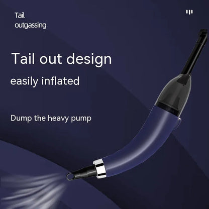 Handheld wireless car vacuum cleaner in black with USB charging cable