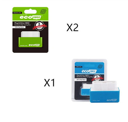 Fuel-Saving OBD2 Tuner for Gasoline Vehicles - Plug-and-Play Design, Intelligent Self-Adjusting Technology, Up to 15% Fuel Savings