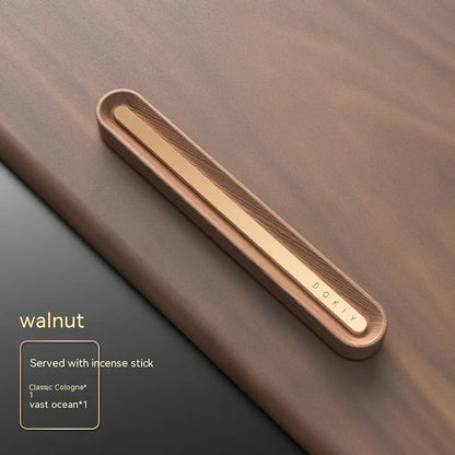 87.5cm long car vent clip aromatherapy ornament in walnut and metallic grey colours