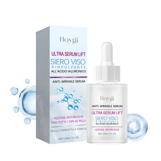 30ml bottle of Hyaluronic Acid Anti Wrinkle Solution essence serum