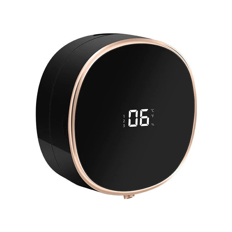 Touchless automatic foam soap dispenser with infrared sensor for hands-free use, perfect for bathroom or kitchen