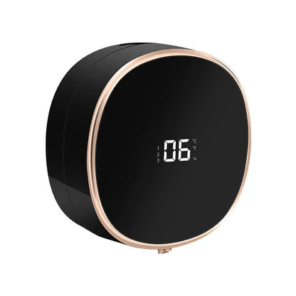 Touchless automatic foam soap dispenser with infrared sensor for hands-free use, perfect for bathroom or kitchen