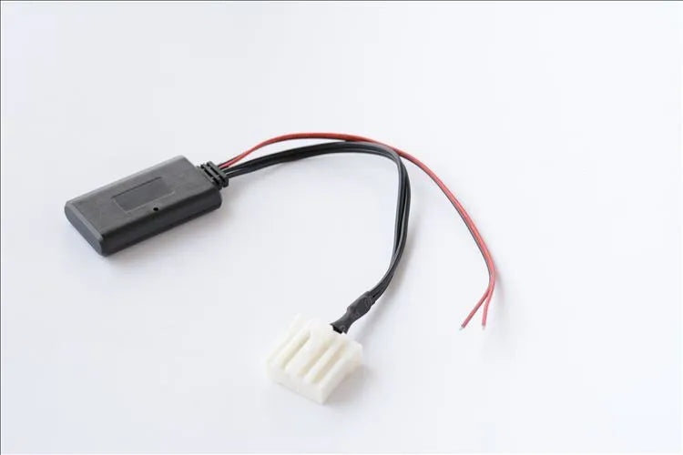 Bluetooth audio cable with 5.0 chip for Mazda 6 M6 Mazda 3 M3 Mazda 5 Mazda 2 MX5 RX8, 2006+ models with MEDIA key, JieRui-BT 5908 for high-speed transmission and high-definition sound from car audio.