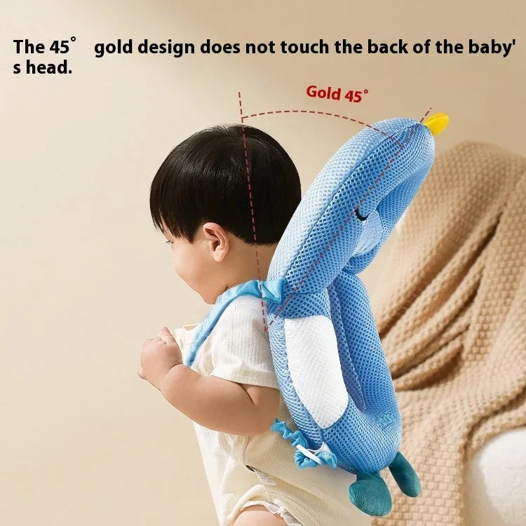 Cartoon anti-collision pillow for baby walking protection with knee pads