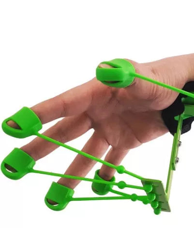 5-finger silicone wrist tensioner set for grip strength and flexibility training