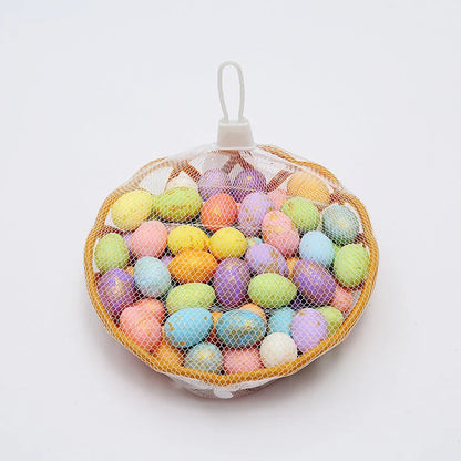 Colourful and vivid painted Easter egg ornaments in various sizes and styles, perfect for decorating Easter baskets, trees, and more.