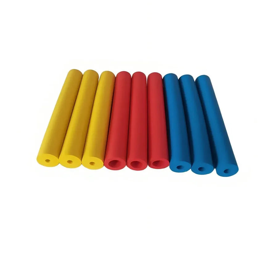 Rubber grip hose sleeves showing 10mm and 18mm inner diameters for utensil handle enhancement