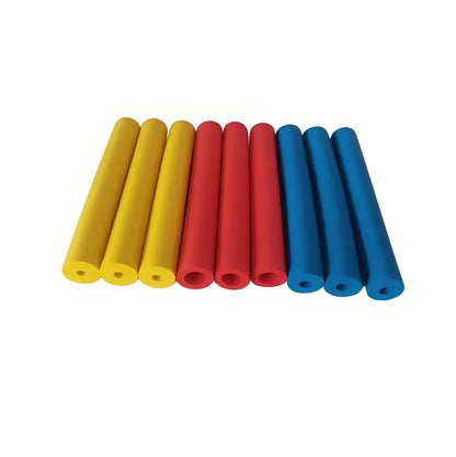Rubber grip hose sleeves showing 10mm and 18mm inner diameters for utensil handle enhancement