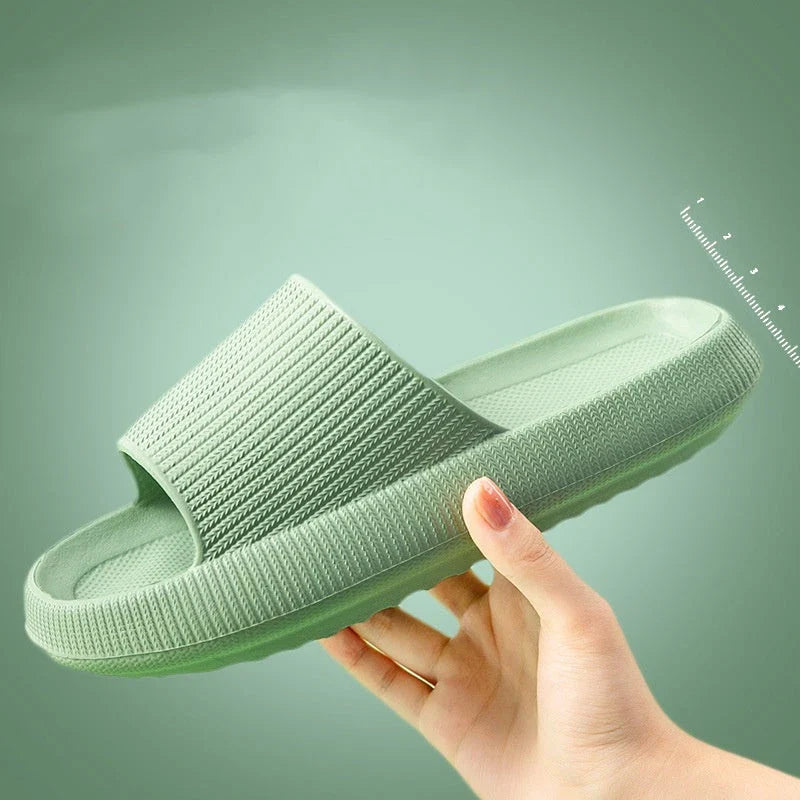 Stylish bathroom slippers with soft, cushioned EVA soles in a variety of vibrant colors
