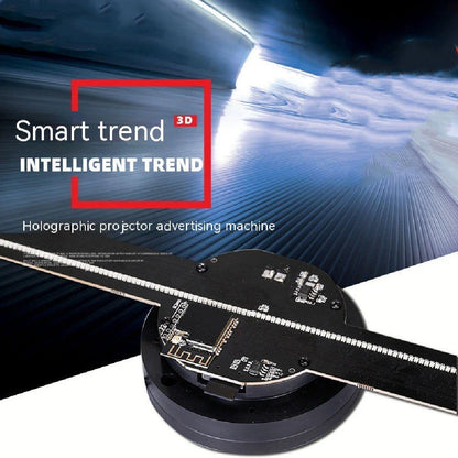 Cutting-Edge Holographic Fan Display for Dynamic Advertising - Mesmerizing 3D Effect, Sleek Design, Versatile Content Support