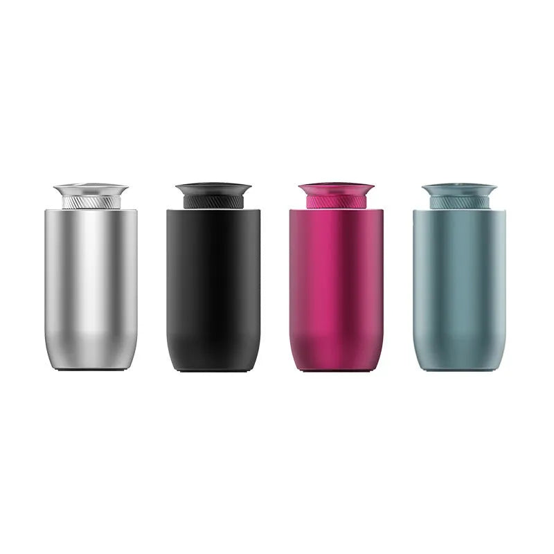 Portable metal column aroma diffuser for cars and small rooms with rechargeable battery