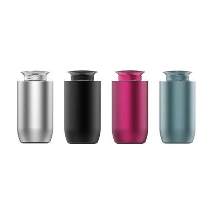 Portable metal column aroma diffuser for cars and small rooms with rechargeable battery