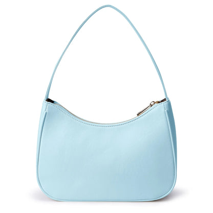 Retro waterproof shoulder bag in synthetic PU leather available in multiple colours
