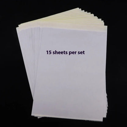 Tattoo transfer paper A4 sheets with transfer paste gel for clear line transfers and quadruple copies