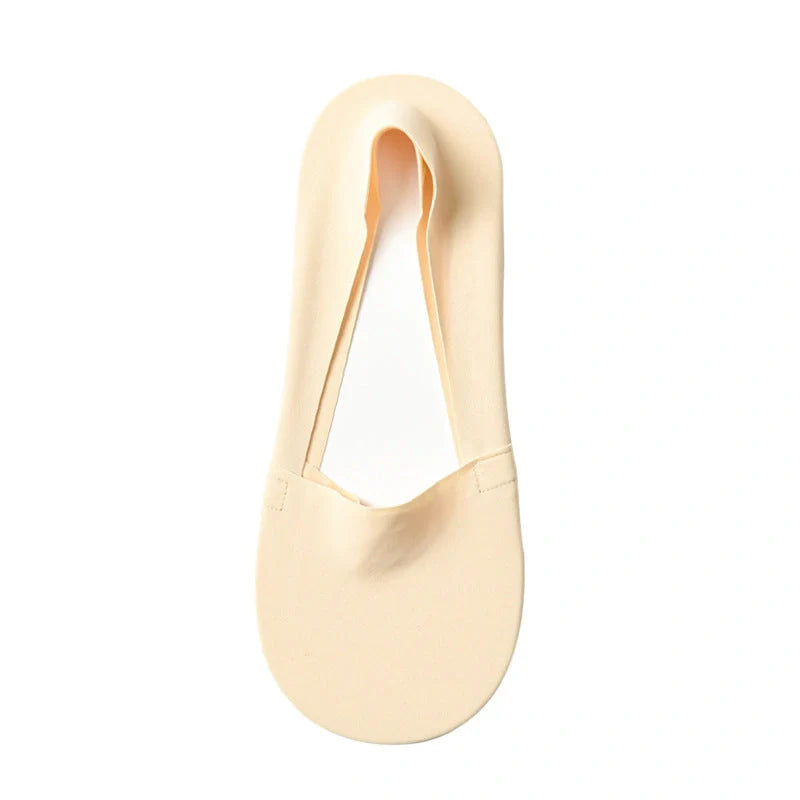 Stylish women's non-slip silicone socks in various colours for fashion and safety