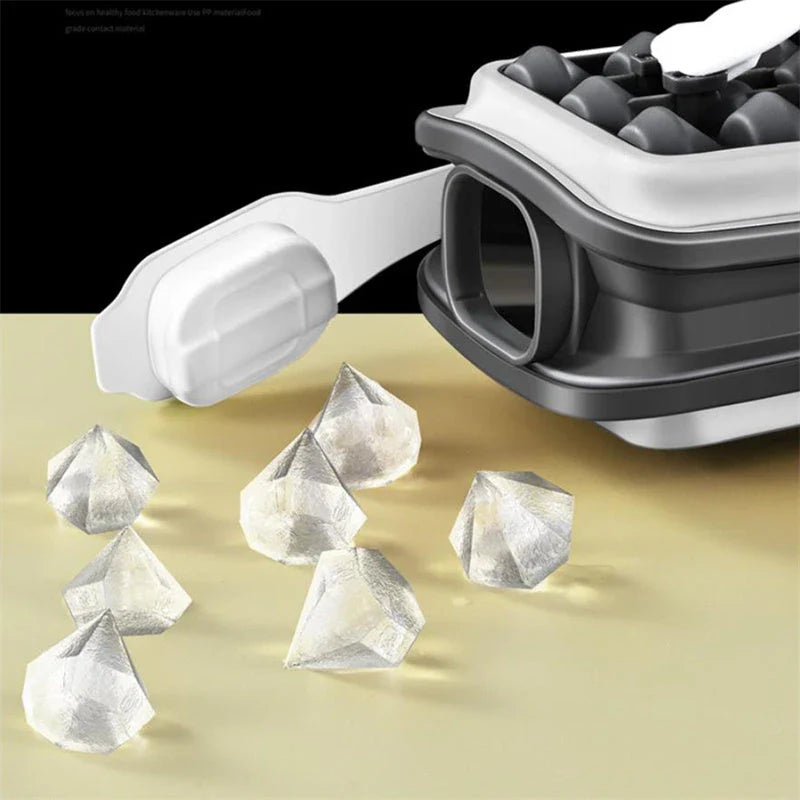2-in-1 silicone ice ball maker and insulated water bottle for creating slow-melting ice balls and staying hydrated on the go