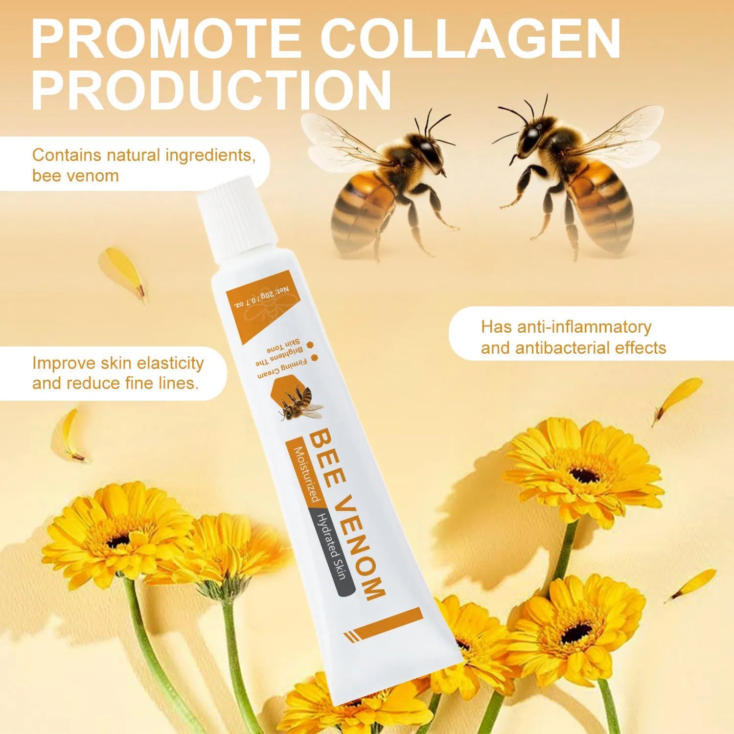 BEE Facial Neck Cream 20g jar for face and neck moisturisation