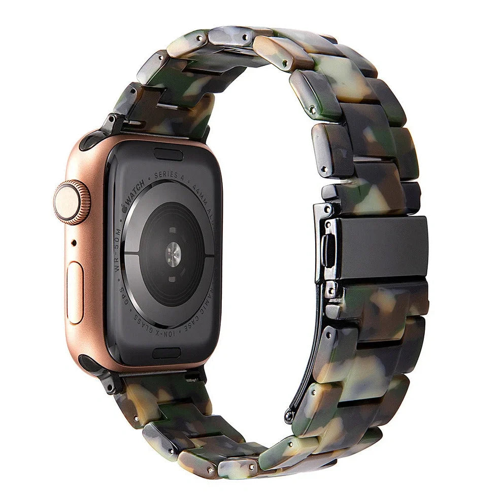 Apple Resin Slim Watch Band in multiple colours showing lightweight 35g construction and compatibility with Apple Watch