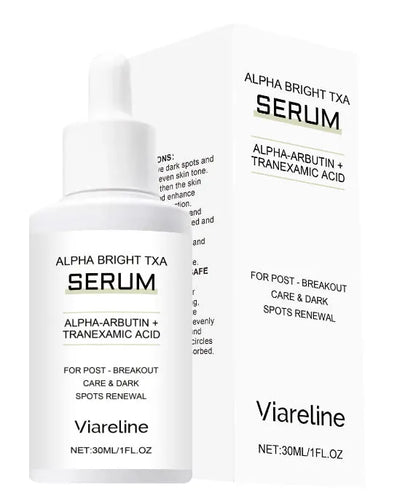 30ml bottle of acne removing liquid serum with pump dispenser